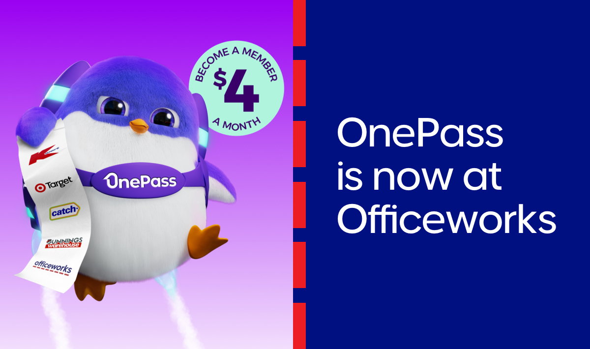 OnePass is now at Officeworks