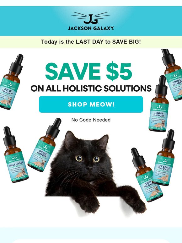Final Call! Get $5 off ALL Solutions!