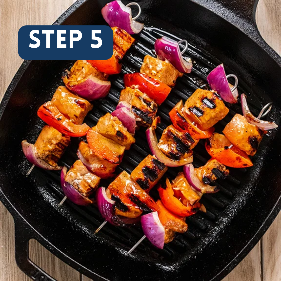 Kebabs Steps Sizzlefish: Make These Salmon Kebabs In 5 Simple Steps! | Milled