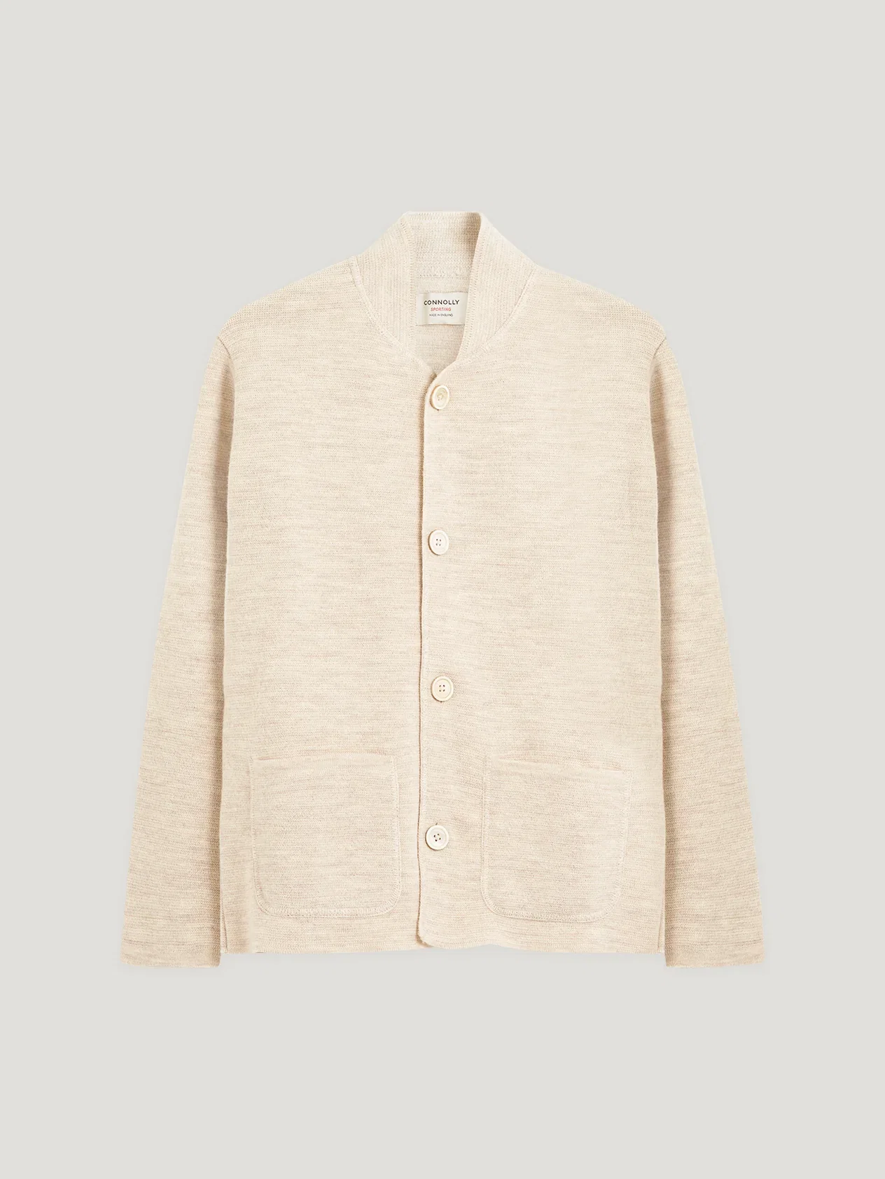 Image of Natural Single <br>Breasted Driving Jacket