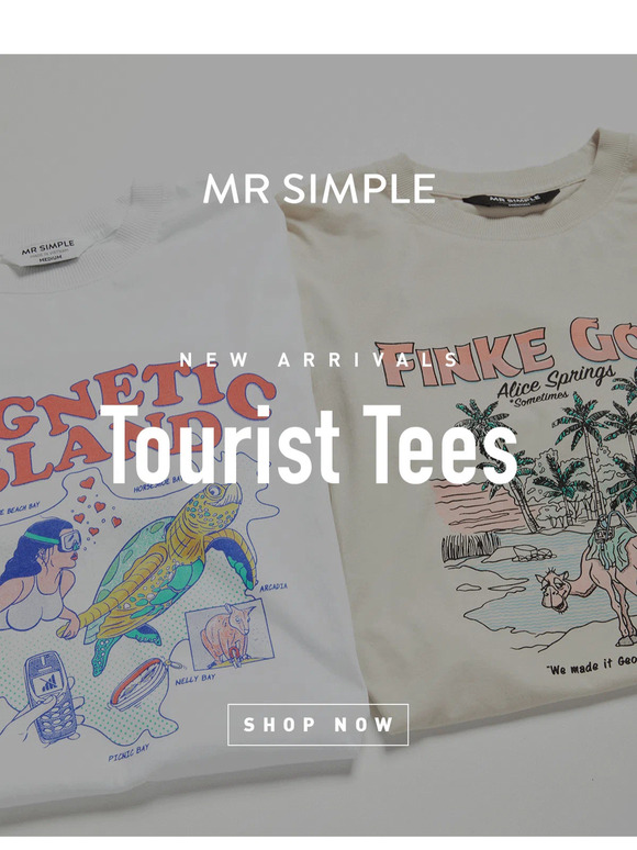 NEW ⚡ Tourist Tees, These will sell out!