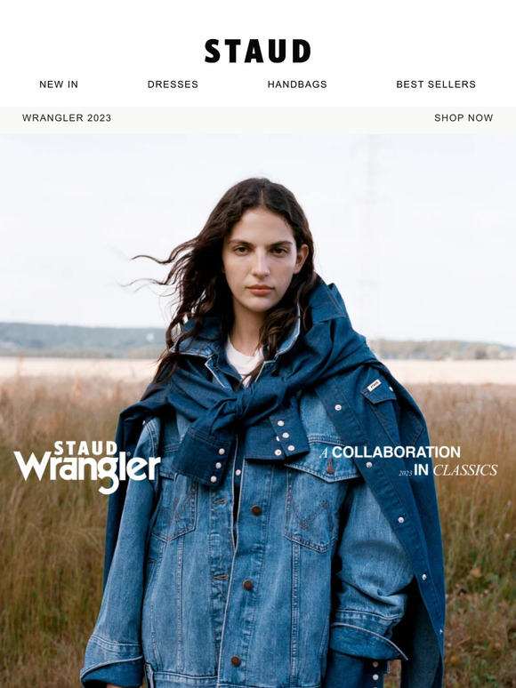 STAUD + WRANGLER IS HERE