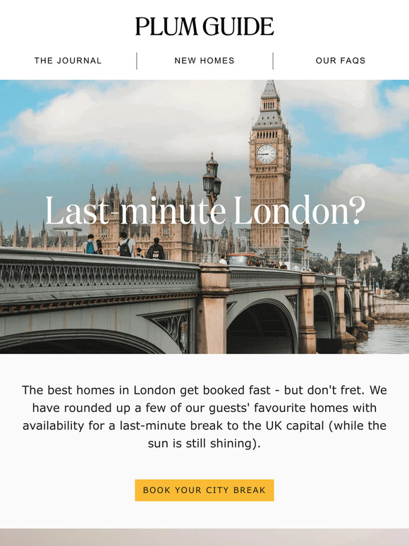 Last-minute London.