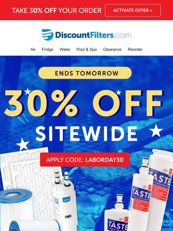 😭 30% off Ends Tomorrow