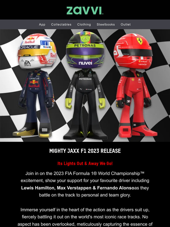 Mighty Jaxx New In! It's Lights Out & Away We GO🏁🏁