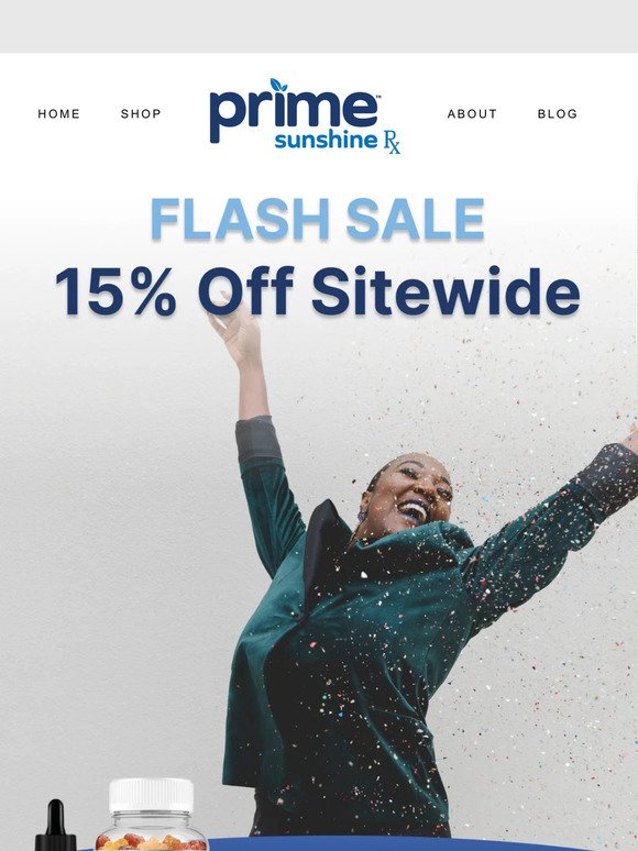 Flash Sale ⭐️ 15% Off Sitewide!
