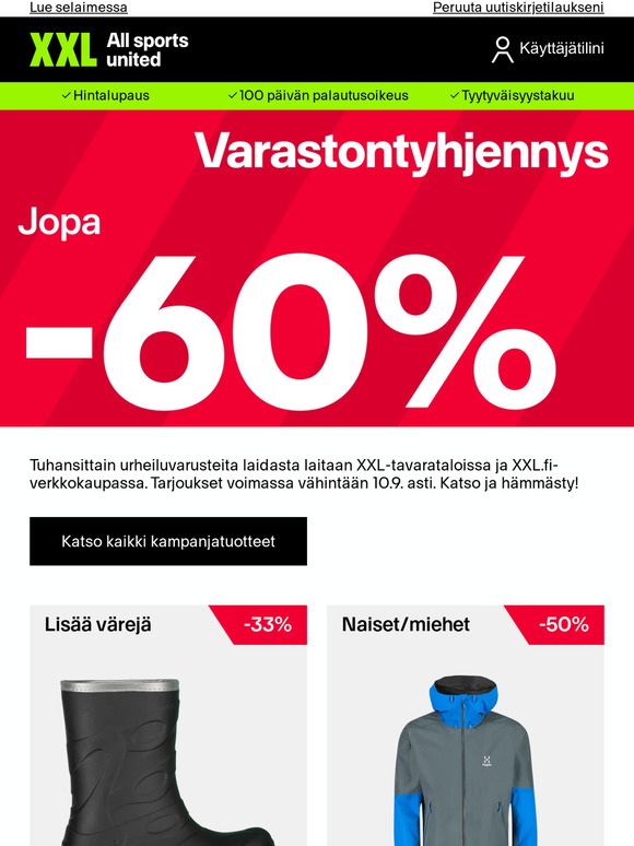 Ai nämäkin näin edullisesti? Jopa -60% 😵