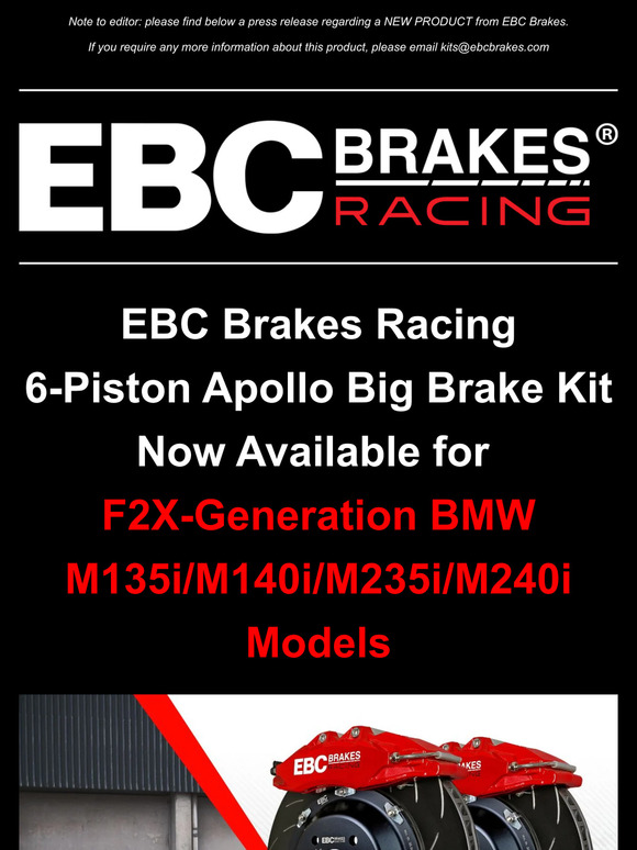 EBCBrakesDirect: EBC Brakes Racing Two-Piece Discs For G8X BMWs