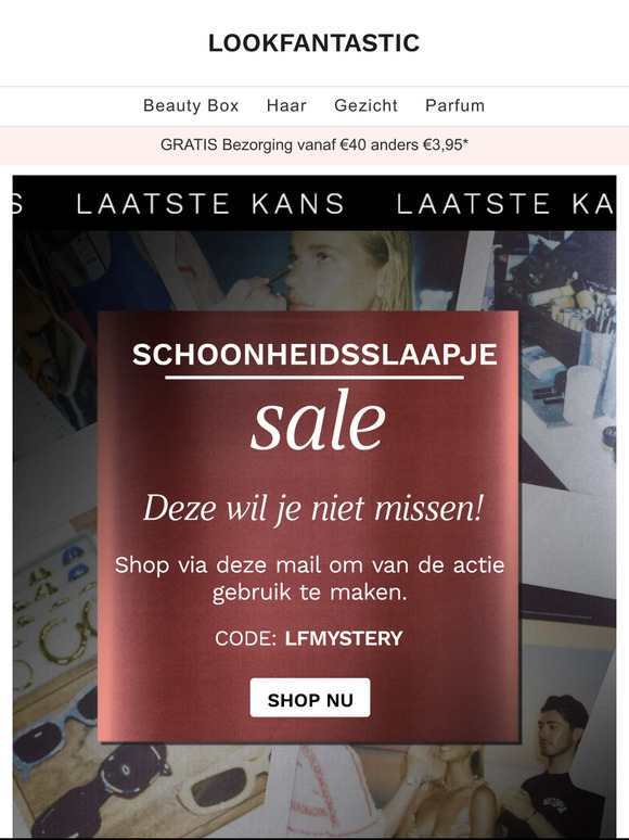 Laatste kans om de korting te pakken...
