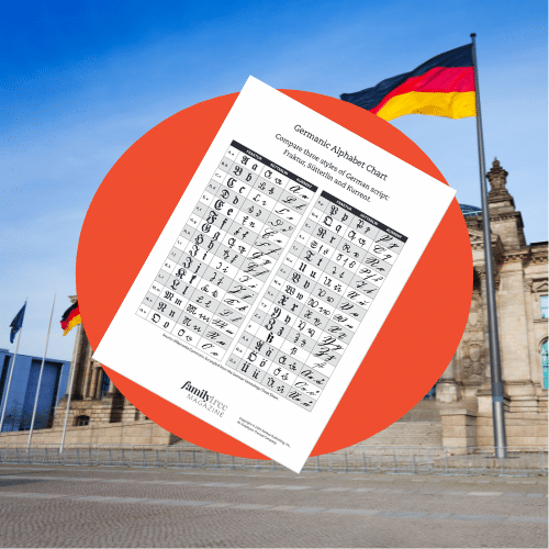 Family Tree Magazine: A Free Chart For Deciphering Old Germanic Script ...