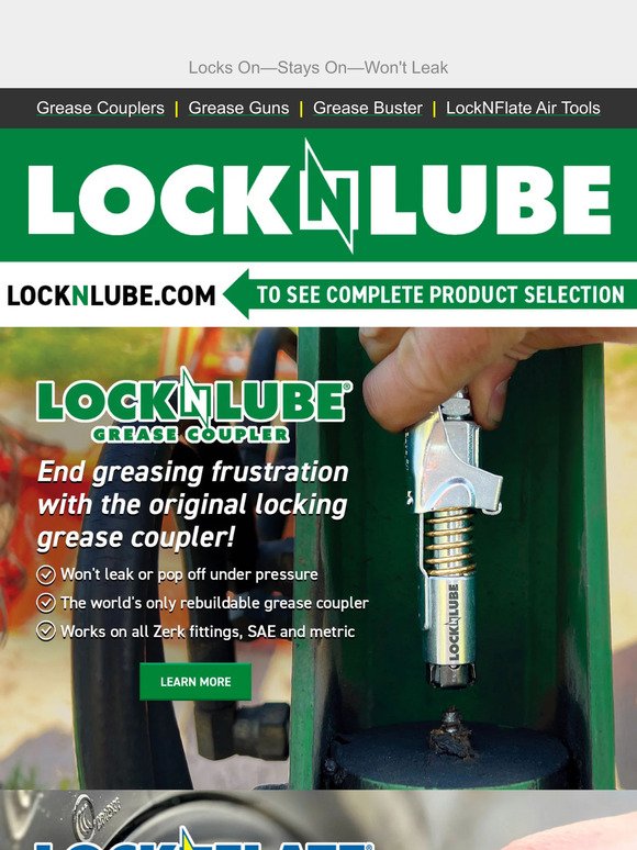 The Locking Coupler Company 🔒 LOCKNLUBE!