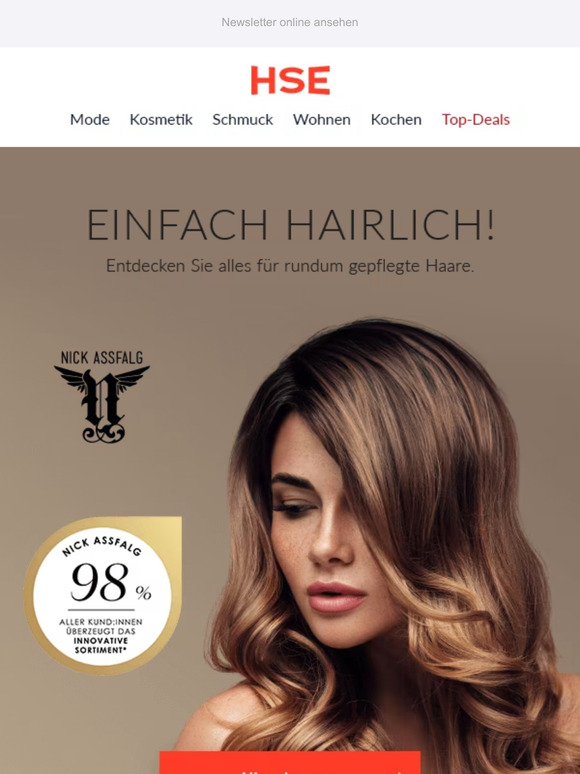 Nick Assfalg Haarpflege für Glanz & Volumen