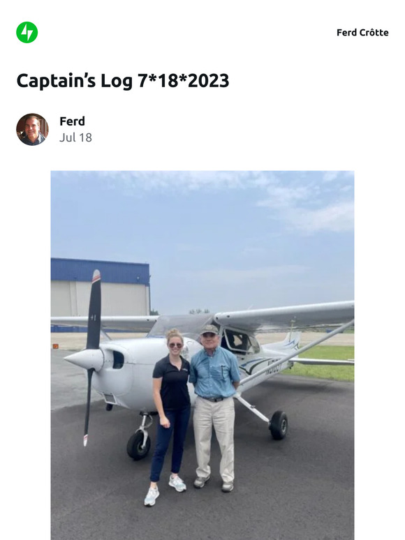 [New post] Captain’s Log 7*18*2023