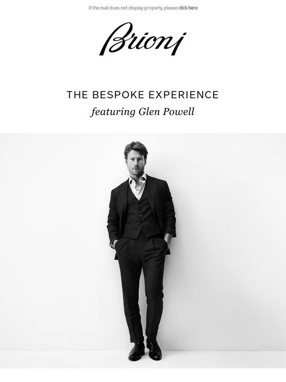 The Bespoke experience featuring Glen Powell