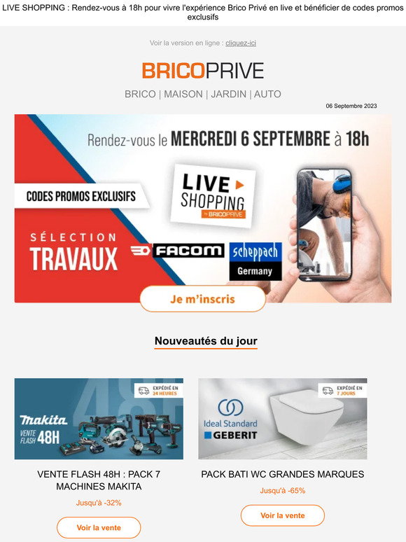 Vente Prive Brico Depotnull