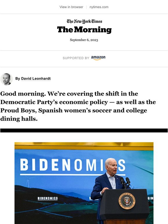 The Morning: Explaining Bidenomics
