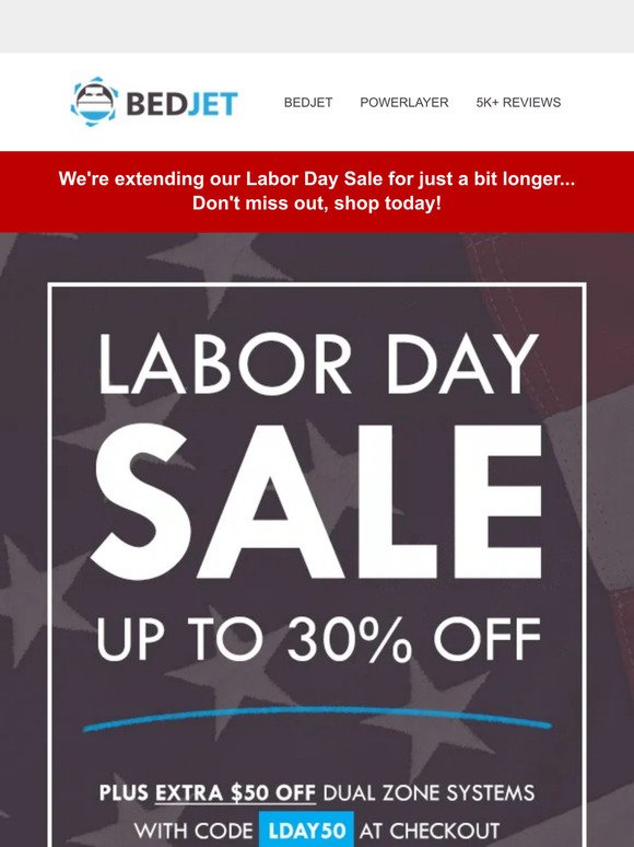 Psst... Missed the Labor Day Sale?