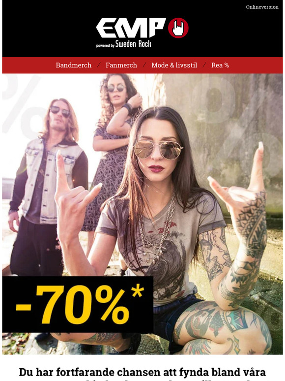Upp till 70% rabatt på sensommarerbjudanden!