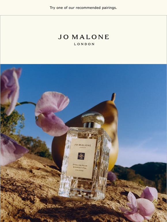 A floral Scent Pairing for English Pear & Sweet Pea