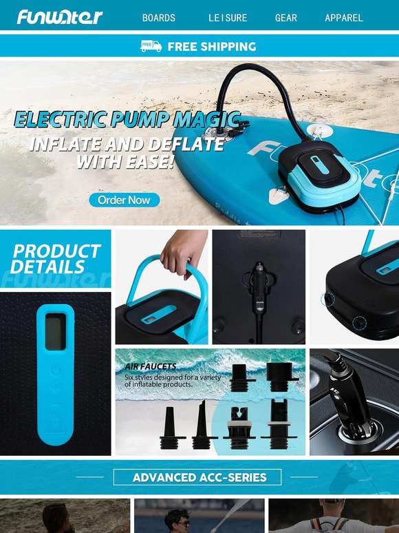 Electric Pump Magic: Inflate and Deflate with Ease!