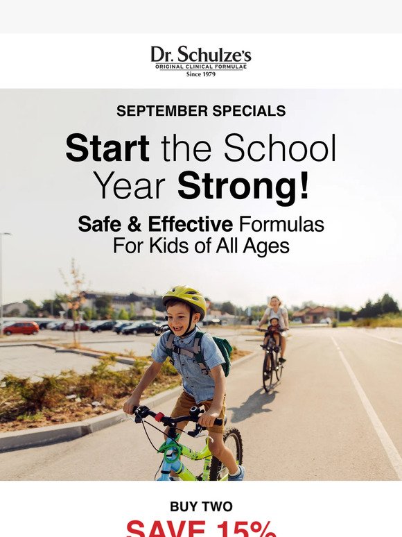 NEW September Healthy Savings: Boost Your Kids' Health for the New School Year