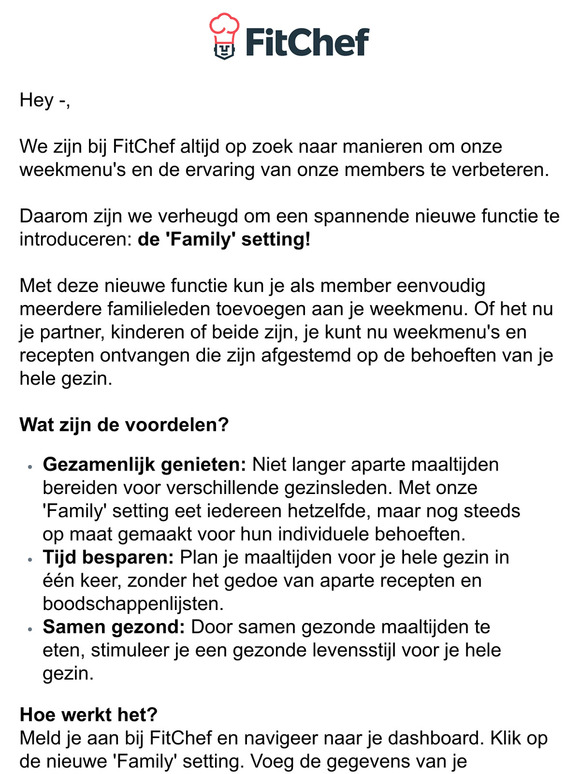 [NIEUW] Weekmenu's voor je hele gezin!