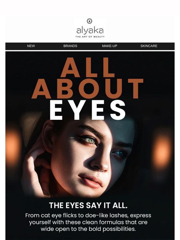 Eyes deserve their own moment- discover More at Alyaka.com! 💥