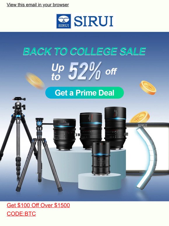 ⏰Back to School Sale - Up to 52% OFF!