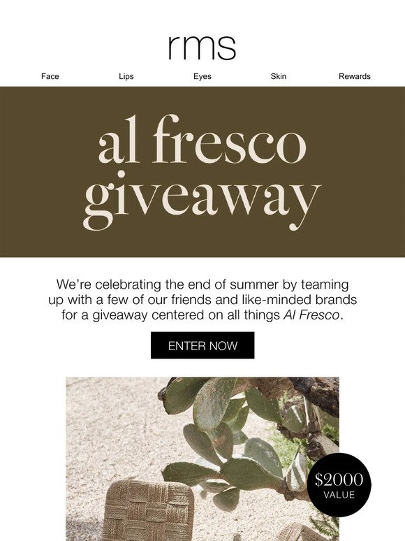 The End of Summer Al Fresco Giveaway