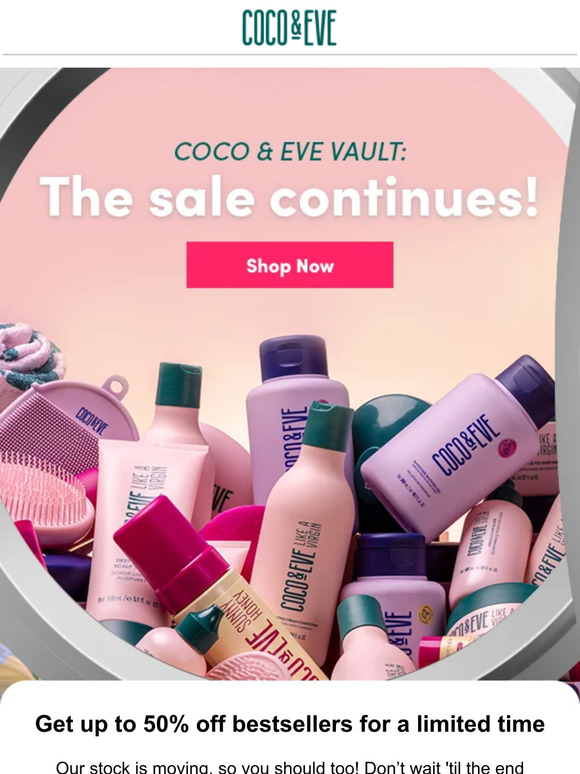 Up to 50% off | Don't miss the vault sale!