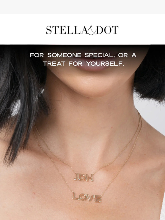 Shop NEW Custom Covet: 3 & 4 Letter Necklaces