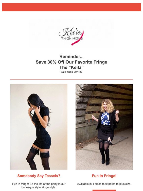 Kixies Fringe Sale!
