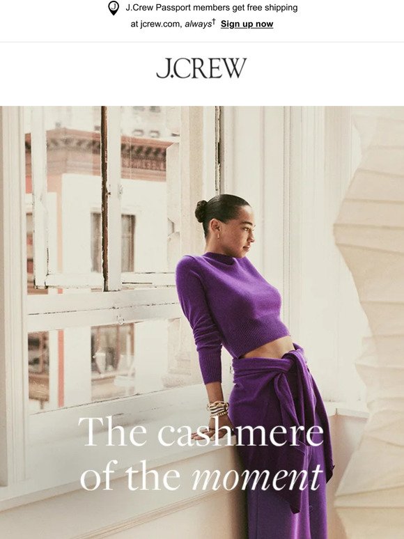Meet our new cashmere proportions