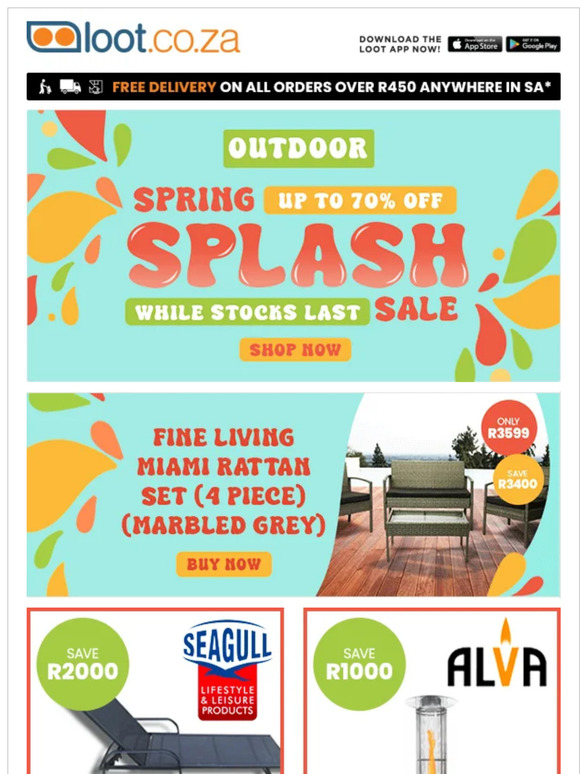 Outdoor - Save Up To 70% In Our Spring Splash Sale