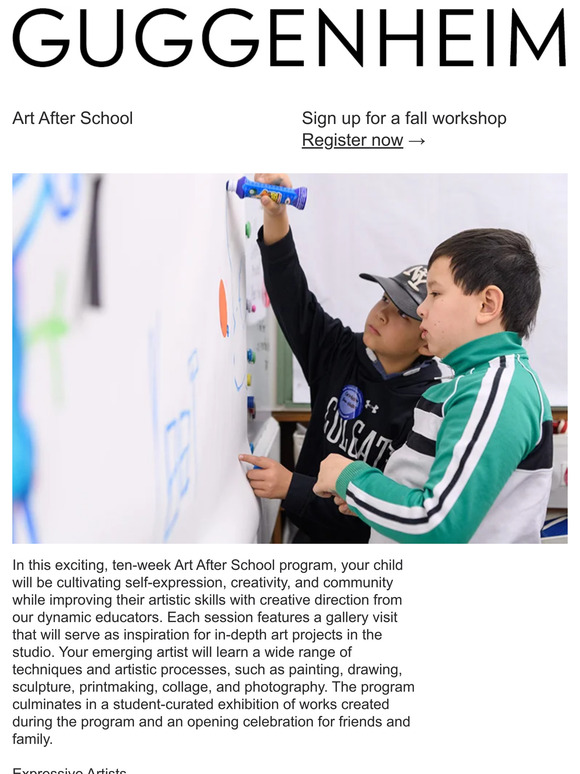 Starting soon—Art After School