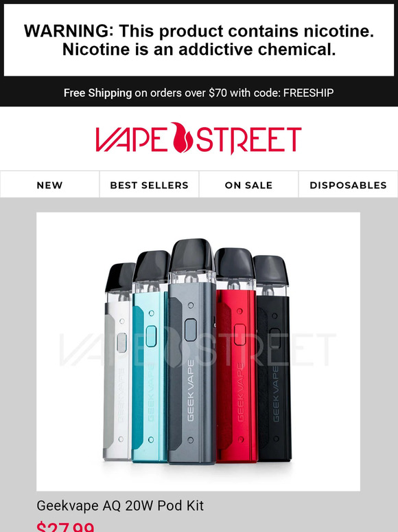 🚨Geekvape AQ Pod Kit has arrived! Limited Stock!