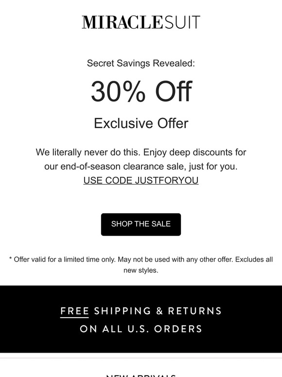 A rare delight: 30% off exclusively for you