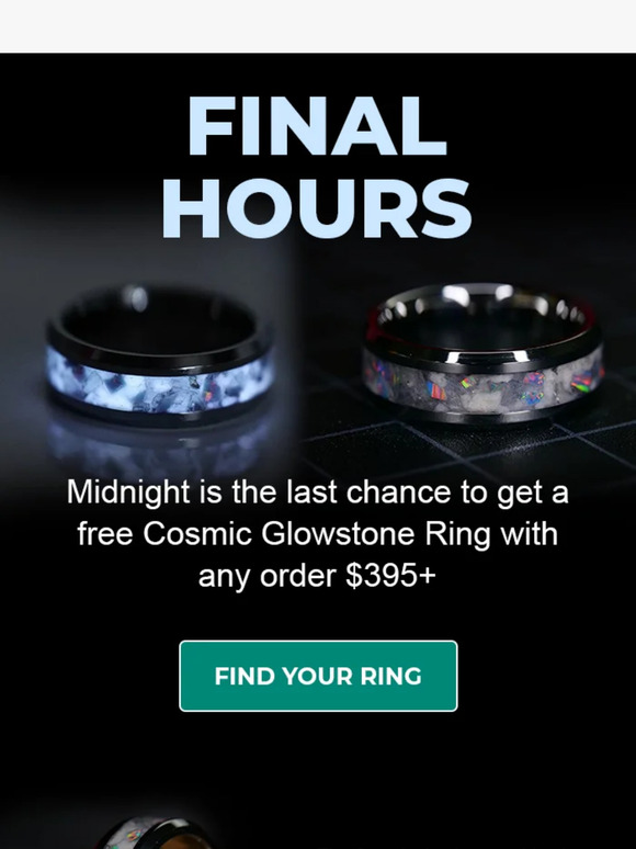Final Hours To Get A Free Glowstone Ring 💍