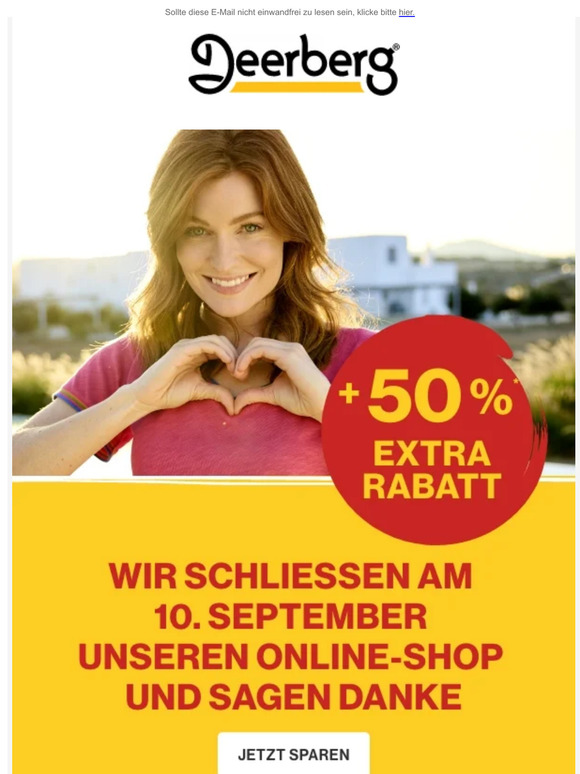 Letzte Chance: 50% auf ALLES sparen ❤️⏳
