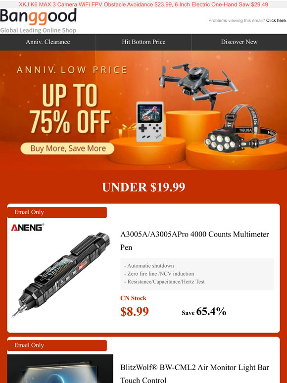 【UNDER $29.99】Anniv. L0W PRICE Collection: $9.99 = Zigbee Smart Plug = AC to DC Power Supply = Digital Caliper
