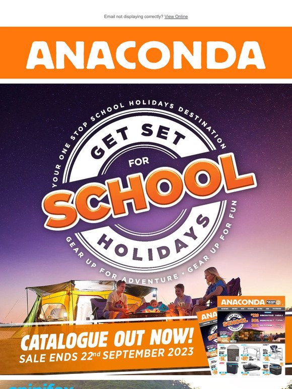 Get Set for School Holidays at Anaconda