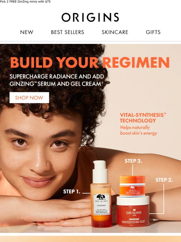 Origins Online Build Your GlowBoosting Regimen Milled