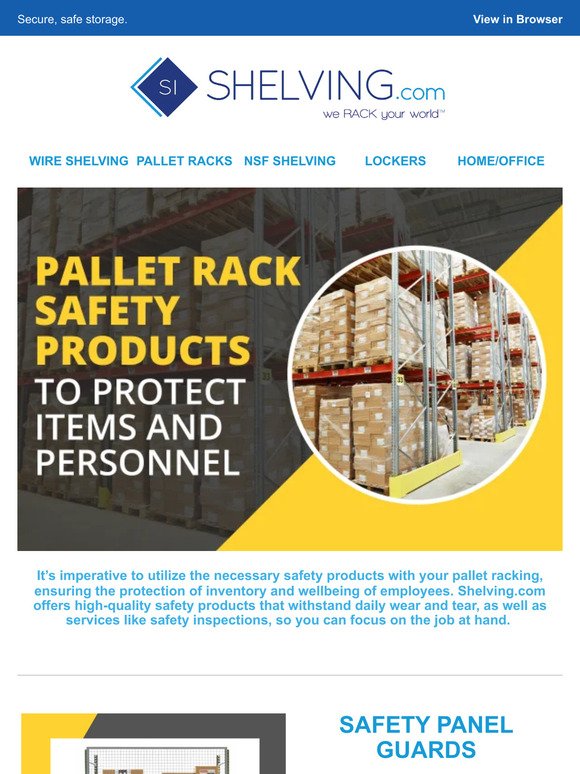 Secure Your Stock: Pallet Rack Safety Products You Need
