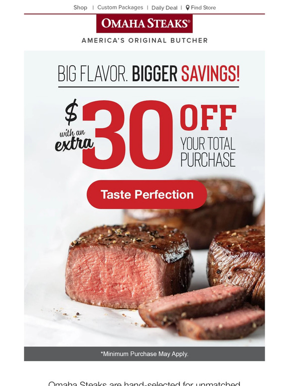EXTRA $30 OFF happening NOW!