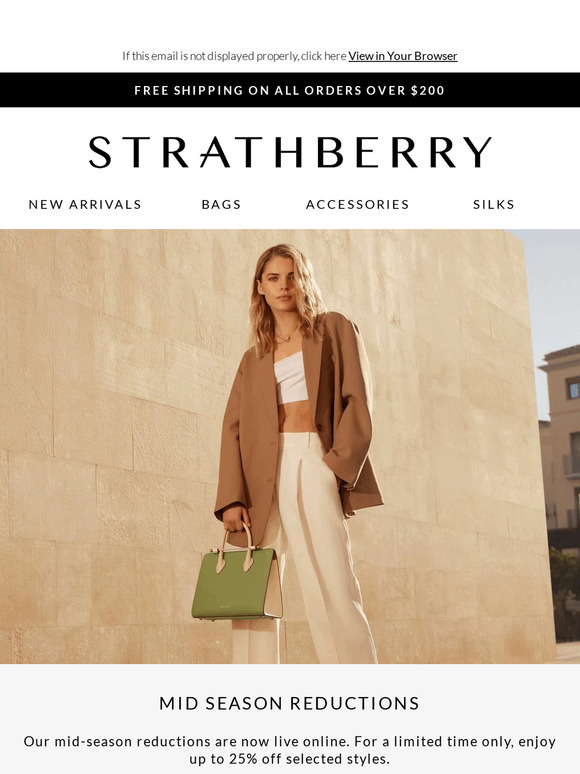 New arrivals have landed - Strathberry