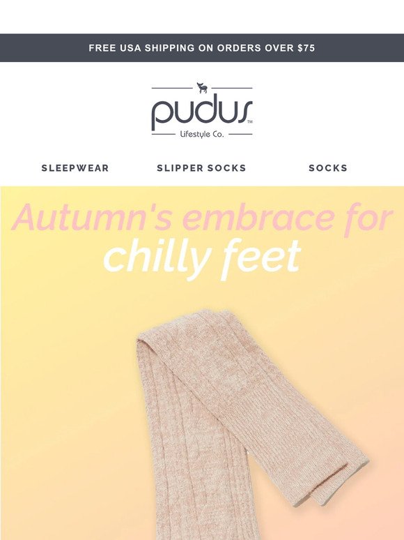 Autumns embrace for chilly feet