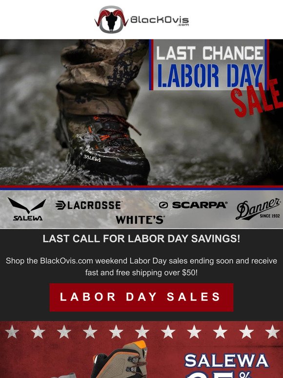 Labor Day Sales Coming to Close!