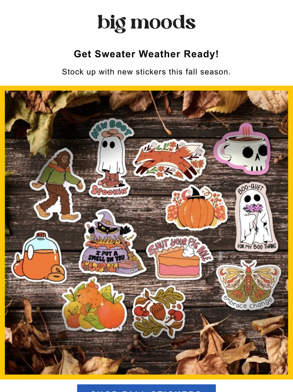 Brand NEW Fall Stickers!