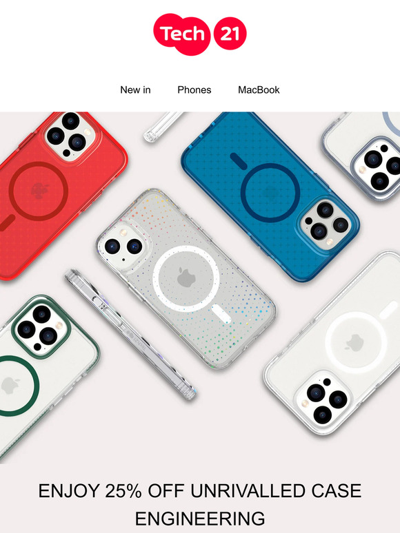 Enjoy 25% off unrivalled case engineering