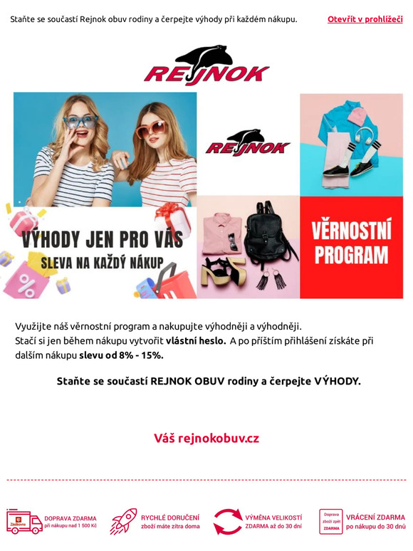 Staňte se součastí Rejnok obuv rodiny 🥳👐